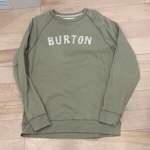 Burton Men's Olive Crewneck Sweater